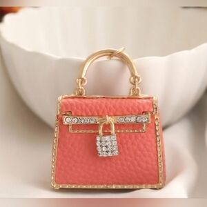 Leather Mini Tote NWT Bag Charm